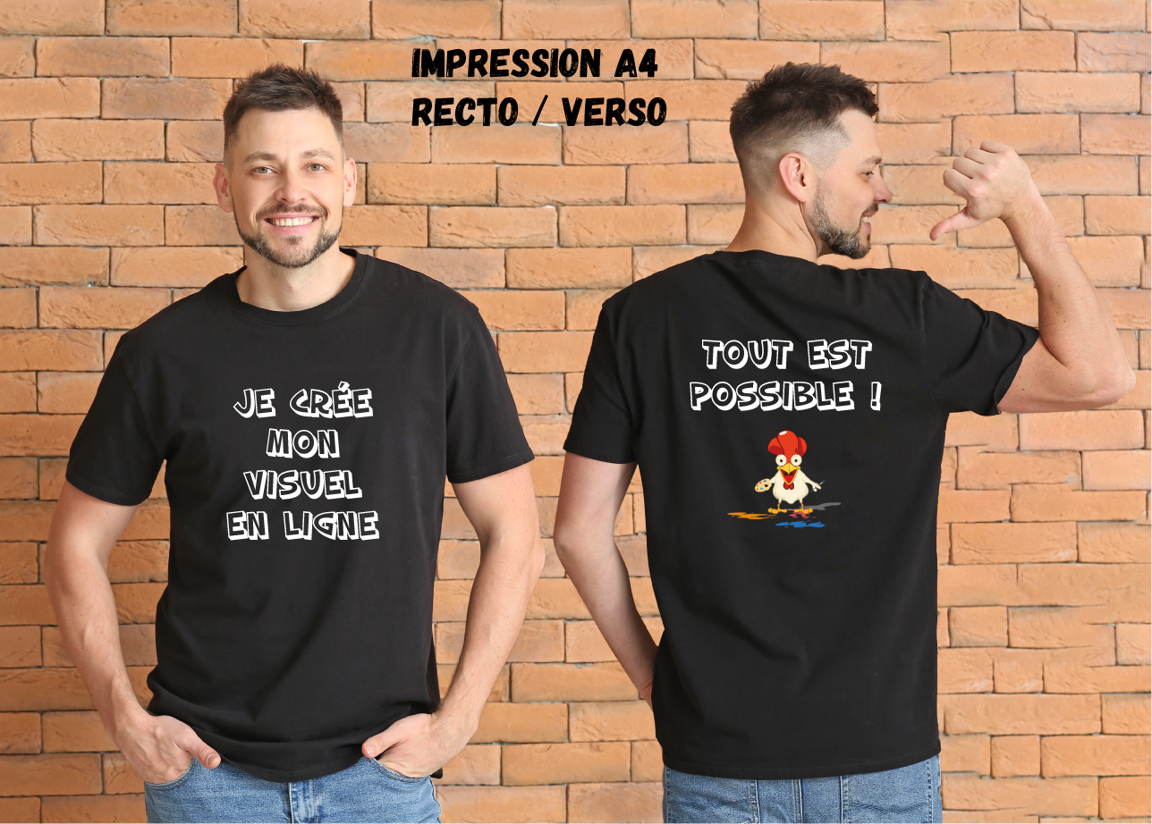 Tee shirt homme imprim Top vente