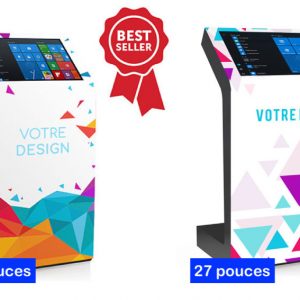 Borne interactive tactile multimedia