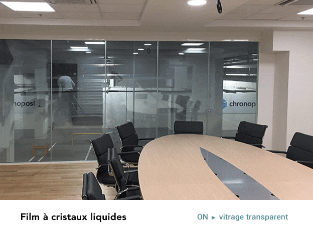 Film On/OFF à cristaux liquides