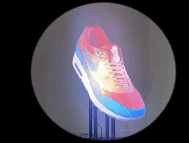 Hologramme publicitaire – effet 3D