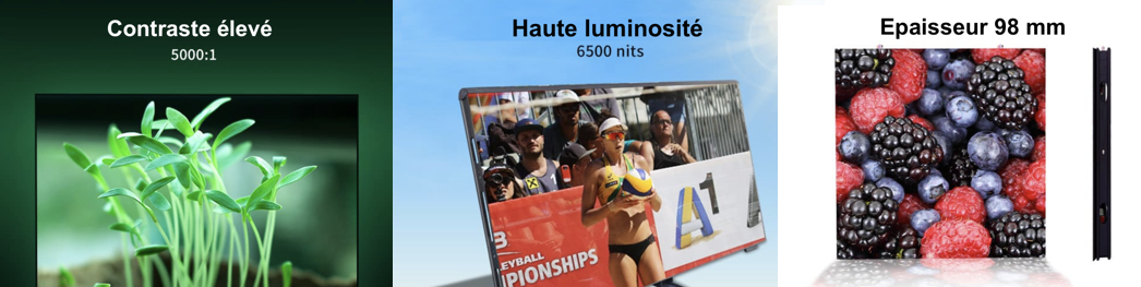 Luminosité ecran 2d et 3D 