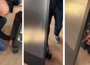 Chevalet vidéo extérieur étanche IP65